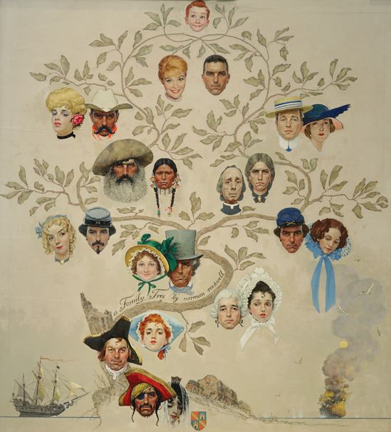1959 -Norman Rockwell's family Tree